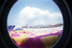 At the beach